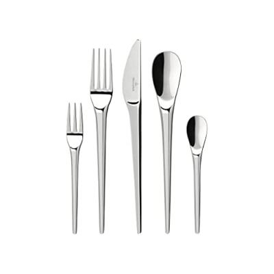 VILLEROY ET BOCH m&eacute;nag&egrave;re inox New Moon 30 pi&egrave;ces - 12-6529-9050