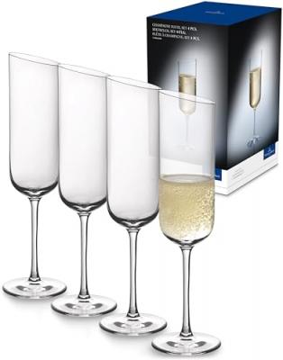 Villeroy & Boch New Moon Champagne Flute, Crsitallin, 170 ml
