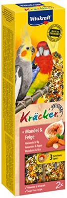 Vitakraft Crackers pour grande perruche 2 friandises amande / figue