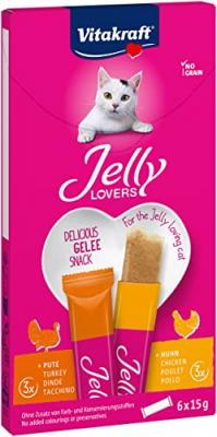 Jelly Lovers Poulet/Dinde 6x15 gr Vitakraft
