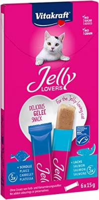 Jelly Lovers Saumon/Poisson Blanc 6x15 gr Vitakraft