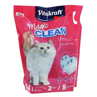 Vitakraft Magic Clean - Liti&egrave;re silice 8 semaines pour Chat - 8,4L
