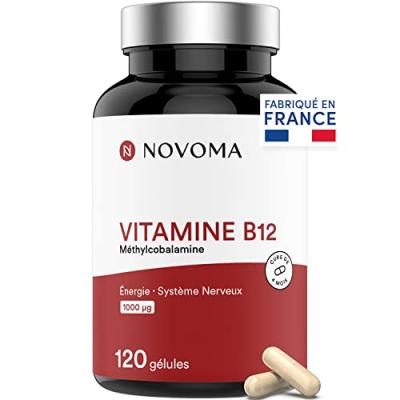 Compl&eacute;ment alimentaire Vitamine B12 - 120 g&eacute;lules Nutrivita - blanc/rouge - TU
