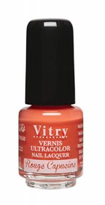 Vitry Vernis &agrave; Ongles N&deg;68 Rouge Capucine 4ml