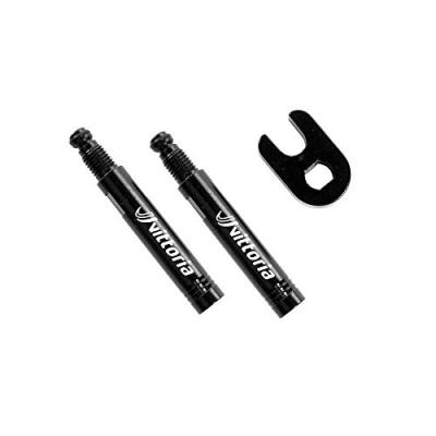 Vittoria PVD2 Prolongateur Valve Mixte Adulte, Noir, 60 mm