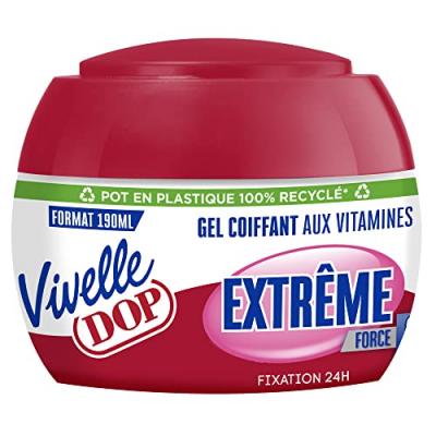 DOP - Vivelle Dop Gel Coiffant Fixation Extr&ecirc;me Force 8 190 ml