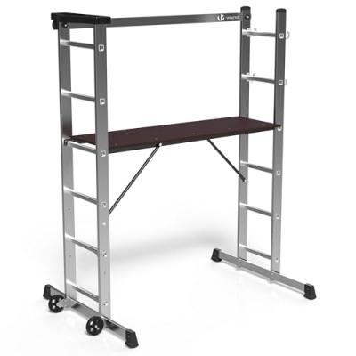 VOUNOT Echafaudage roulant aluminium 3 en 1