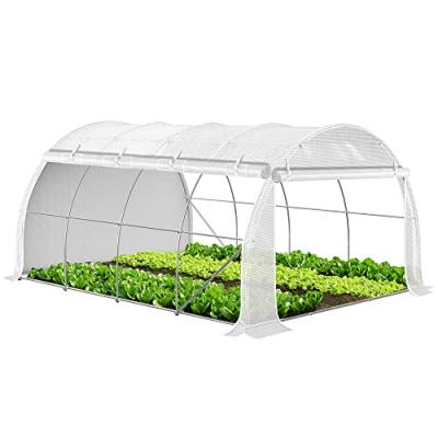 VOUNOT Serre de jardin Toute Saison 12m2 avec portes laterales