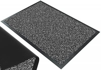 Vounot - Tapis de porte paillasson 90x150 anthracite
