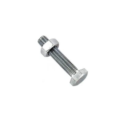 Boulon Hexagonale En Acier Zingu&eacute; De 6x60 Et De Coque 4