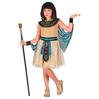 D&eacute;guisement Robe Reine &Eacute;gyptienne Fille - Taille: 4-5 Ans (116 Cm)