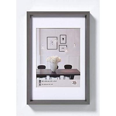 Cadre photo imitation acier Steel Style - 18 x 24 cm - Gris