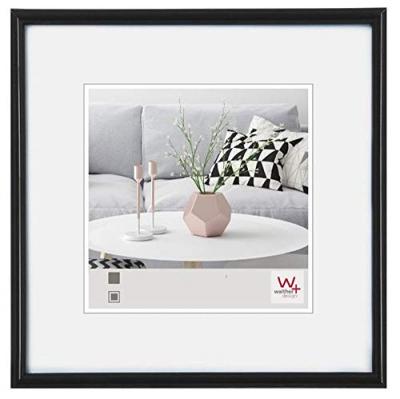 Galerie de cadres photos en plastique noir 40 x 40 cm - Walther