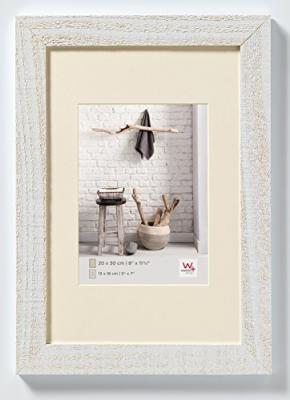 Walther Design HO318V Home, cadre en bois, blanc polaire, 13 x 18 cm