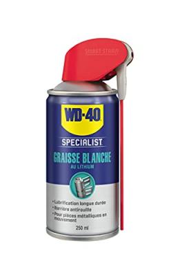 WD-40 SPECIALIST Graisse Blanche au Lithium a&eacute;rosol - 250 ml