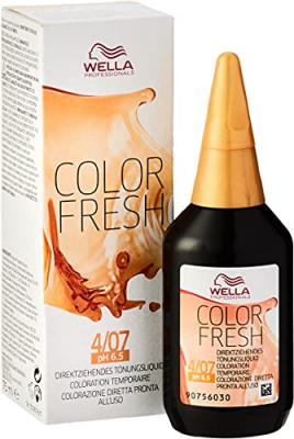 WELLA professionals Color Fresh Teinture Semi Permanente 4/07