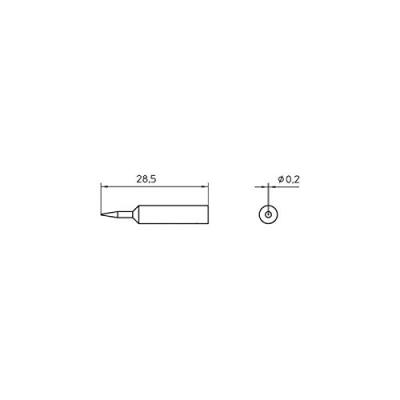 WELLER t0054485210&nbsp;Panne &agrave; souder pour fer &agrave; souder, 65&nbsp;W