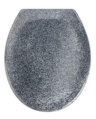Wenko 18902100 abattant ottana descente progressive granit&eacute; gris