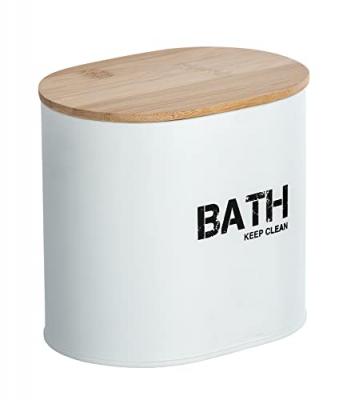Wenko die bessere idee bo&icirc;te de rangement gara avec couvercle blanc