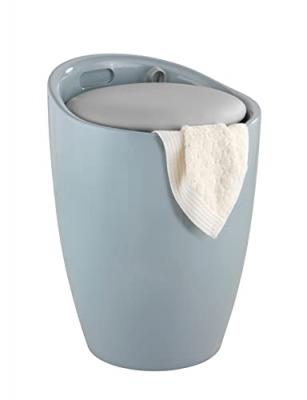 Tabouret de douche - 2-en-1 - 20L - Candy - Gris