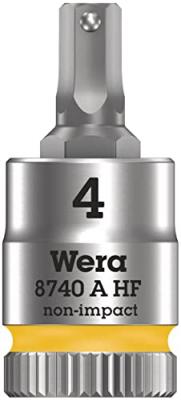 Wera 8740 A 05003333001 6 pans int&eacute;rieurs Douille-embout 4 mm 1/4 (6.3 mm)