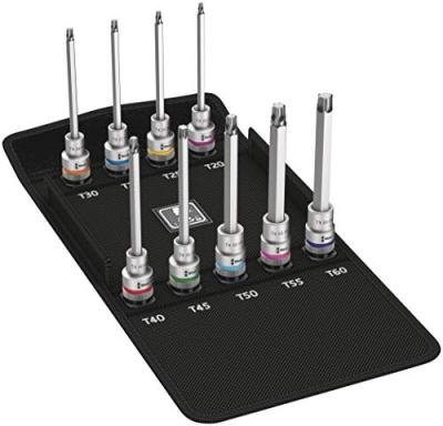 Jeu de douilles-embouts 9 pi&egrave;ces 05004212001 Propulseur (tournevis): 1/2 (12.5 mm) 1 set