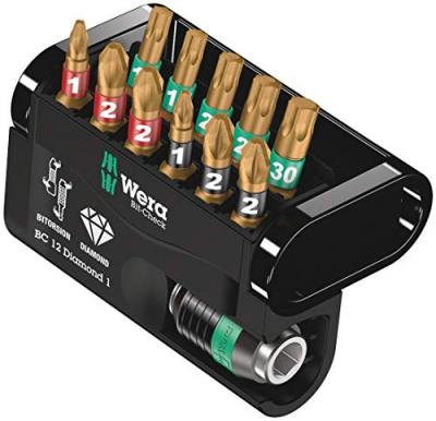 Wera 05057421001 Bit-Check 12 Diamond 1, 12 pi&egrave;ces, Multicolore