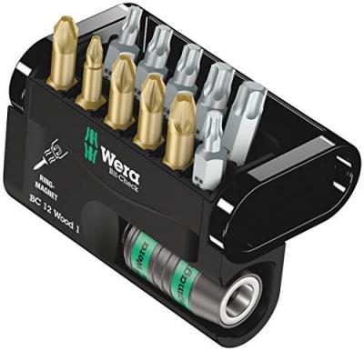 Wera bit-check 12 wood 1 ensemble d&acute;embouts DFX-541361
