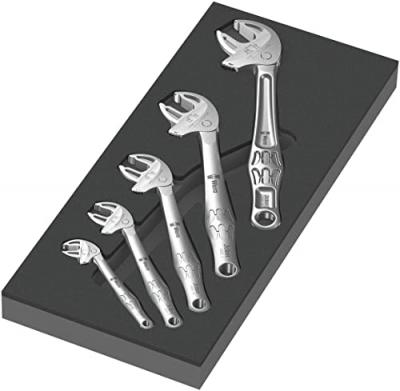 Wera 9732 Insert en mousse jeu 6004 Joker 1, 5 pi&egrave;ces - 05150122001