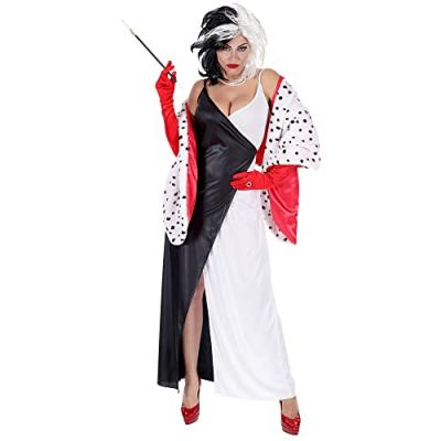 Widmann d&eacute;guisement de cruella mal&eacute;fique pour femme L