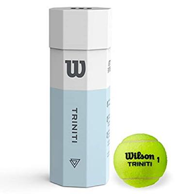 Wilson Triniti TBALL Can Tennis Mixte Adulte, Jaune, 4-Ball
