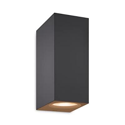 WiZ spots LED Wi-Fi couleur, 2x5W, Noir, fonctionne avec Alexa, Google Assistant et Apple HomeKit