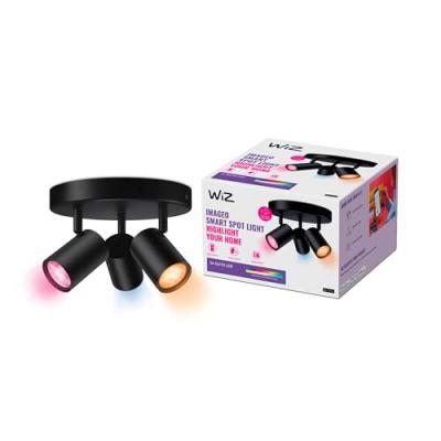 WiZ 3 spots orientables IMAGEO Plaque ronde, Lumi&egrave;re LED