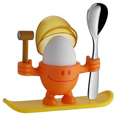 Coquetier orange Mc Egg oeuf enfant couvert