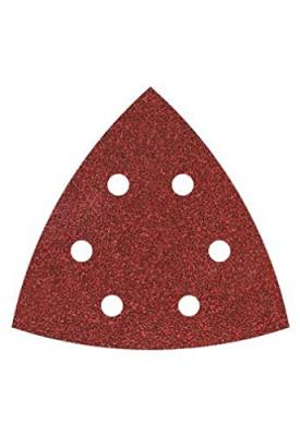 WOLFCRAFT 1 Lot 20 Patins triangle agrippant perfor&eacute;s largeur 105