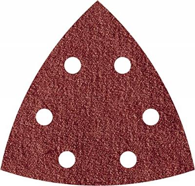Wolfcraft Patins abrasifs auto-agrippants perf., corindon grain 240