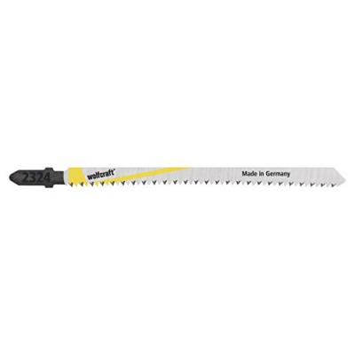 Wolfcraft 2324000 Lames de scie sauteuse HCS 130 mm T-tige
