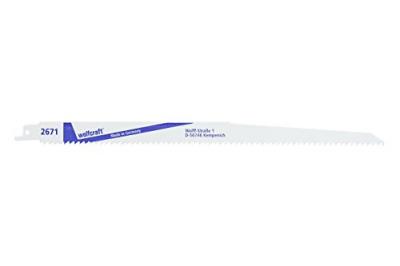 Wolfcraft lot de 2 lames scie sabre bim - 28 cm