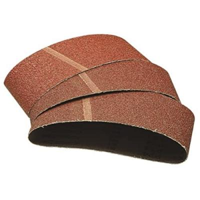 WOLFCRAFT 3 Bandes abrasives - Grain 60 - 100x610  mm