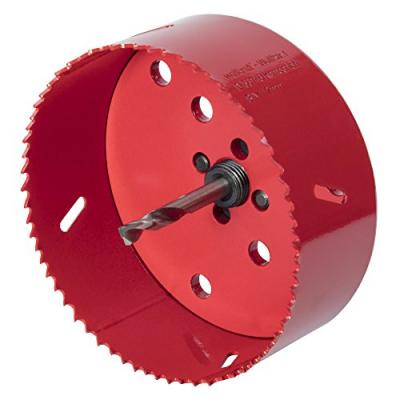 Wolfcraft - Scie cloche 112 mm Bi-M&eacute;tal Rouge 5496000 Rouge