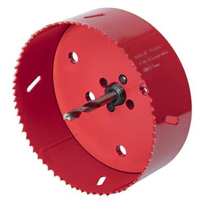 Wolfcraft wolfcraft Scie cloche 121 mm Bi-M&eacute;tal Rouge 5497000
