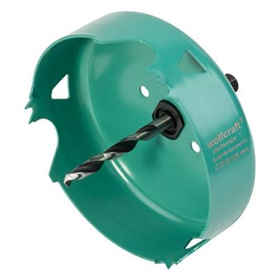WOLFCRAFT Tr&eacute;pan en acier carbone - Hexagonale - &Oslash; 105mm