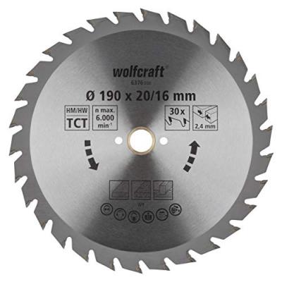 WOLFCRAFT Lame scie circulaire CT - 30 dents - &Oslash; 190 x 20 mm