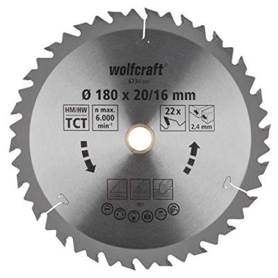 Lame de scie circulaire en carbure - 180 x 20 mm - 22 dents