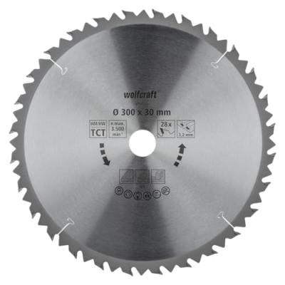 WOLFCRAFT Lame scie circulaire s / table CT 28 dents - &Oslash;300x30mm