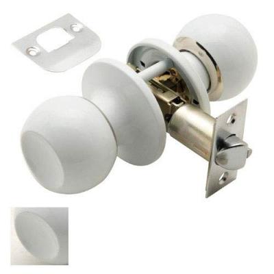 Wolfpack - Bouton de porte blanc simple pour couloir