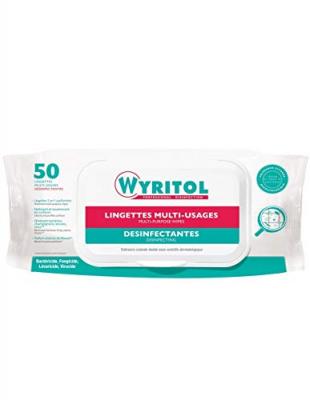 Wyritol Lingettes D&eacute;sinfectantes Niaouli - &Eacute;tui X50