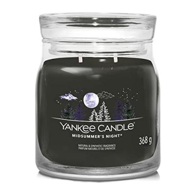 Bougie signature nuit d'&eacute;t&eacute; moyen mod&egrave;le - - Noir - Verre
