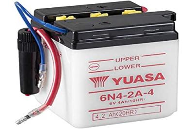 Batterie 6N4-2A-4 Conventionnelle Avec Entretien - Livr&eacute;e Sans Acide