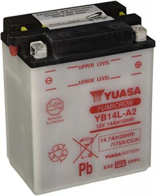 Batterie YB14L-A2 Conventionnelle Avec Entretien - Livr&eacute;e Sans Acide